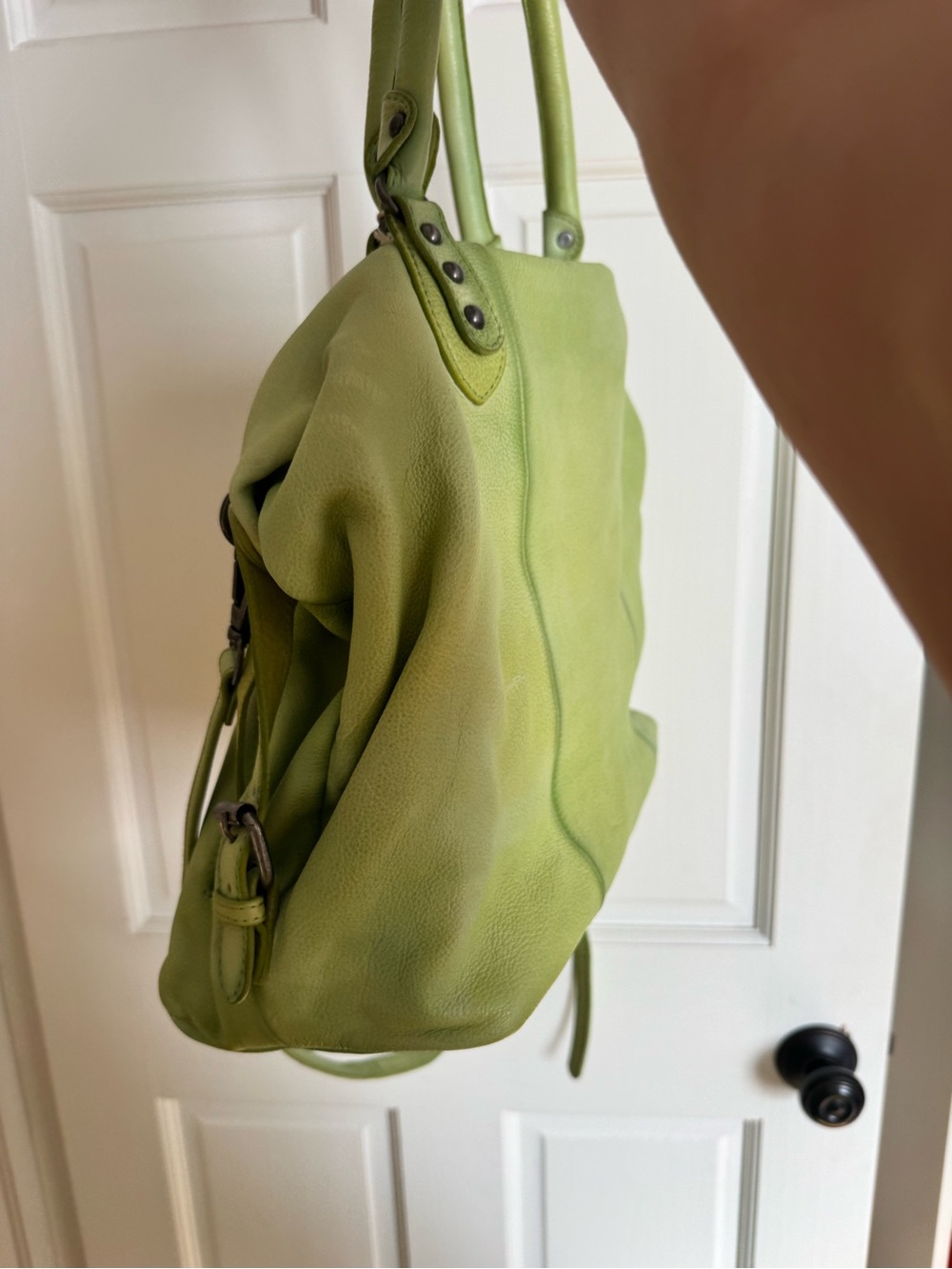 Free people large Emerson bag matcha green new - Picture 3 of 7
